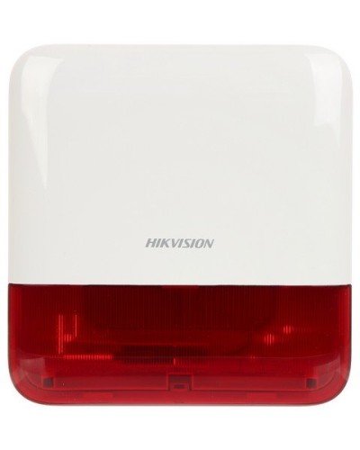 DS-PS1-E-WE Red Indicator. Оповещатель свето-звуковой радиоканальный уличный. AX PRO Hikvision в Тамбове