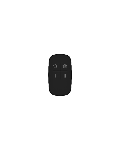 DS-PKF1-WE (цв. черный). Брелок 4-х кнопочный с обратной связью. AX PRO Hikvision в Тамбове