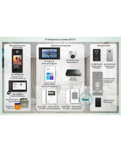 ДМФ-004. IP-домофонные системы BAS-IP. BAS-IP в Тамбове