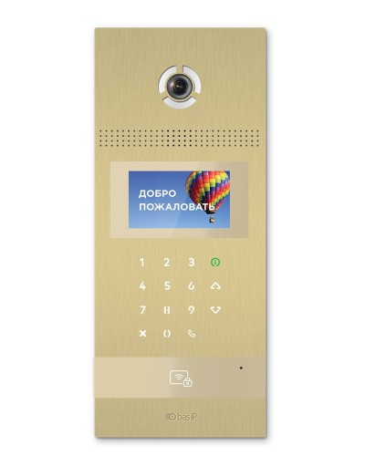 AA-12FB GOLD. Вызывная панель подъездного IP-домофона. BAS-IP в Тамбове
