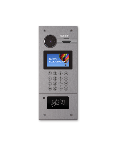 AA-07FB SILVER. Вызывная панель IP-домофона. BAS-IP в Тамбове