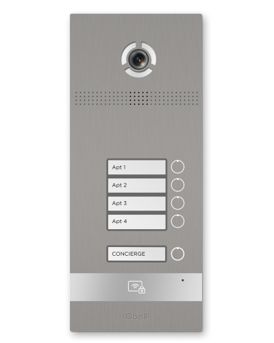 BI-04FB SILVER. Вызывная панель IP-домофона. BAS-IP в Тамбове