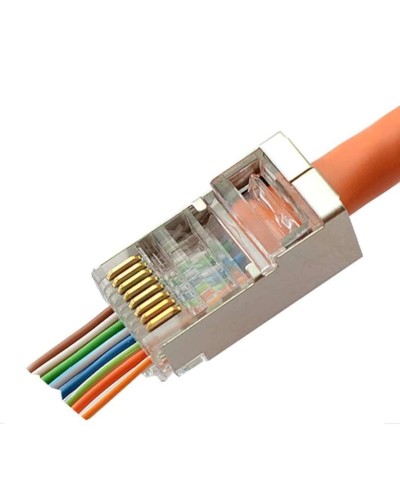 8P8C-SH-FC (100 шт) (10796c). Разъем RJ-45. CABEUS в Тамбове
