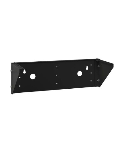 NC-3U-V-BK (12025c). Кронштейн настенный вертикальный 19 3U, цвет черный. CABEUS в Тамбове