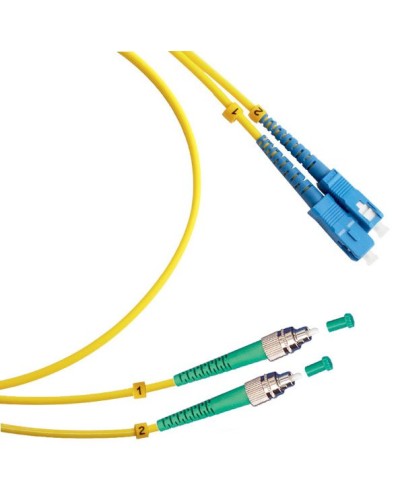 FOP(d)-9-FC/APC-SC/UPC-15m (8068c). Патч-корд оптический. CABEUS в Тамбове