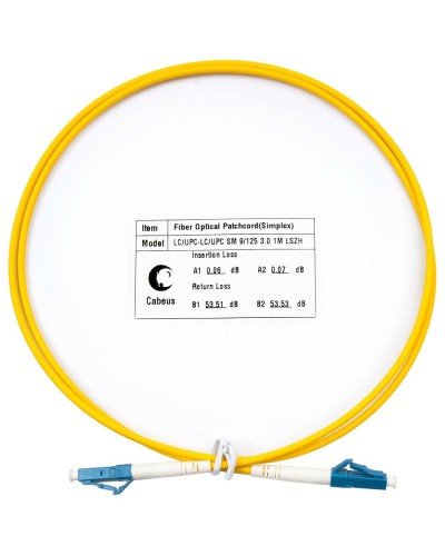FOP(s)-9-LC-LC-1,5m (8332c). Патч-корд оптический. CABEUS в Тамбове