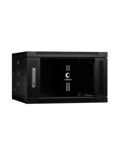 SH-05F-6U60/35-BK (8608c). Шкаф телекоммуникационный 19 настенный 6U. CABEUS в Тамбове