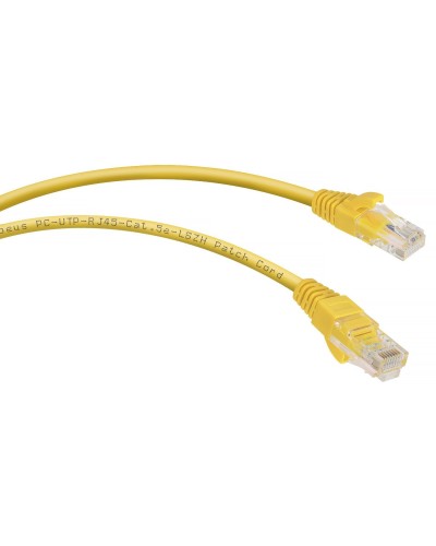 PC-UTP-RJ45-Cat.5e-0.5m-YL-LSZH (9496c), желтый. Патч-корд медный. CABEUS в Тамбове
