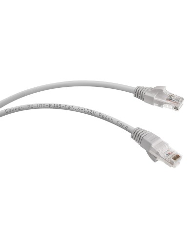 PC-UTP-RJ45-Cat.6-15m-LSZH (9595c), серый. Патч-корд медный. CABEUS в Тамбове
