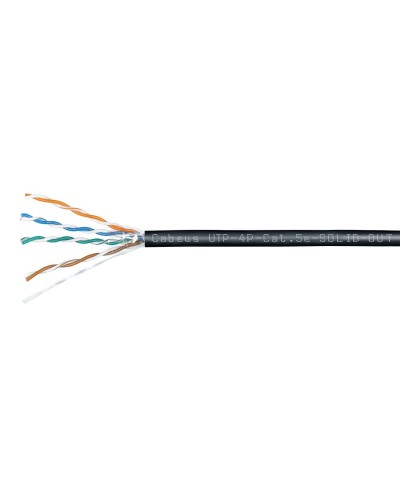 UTP-4P-Cat.5e-SOLID-OUT-LSZH-UV-100 (7172c-5). Кабель «витая пара» (LAN) для структурированных систем связи. CABEUS в Тамбове
