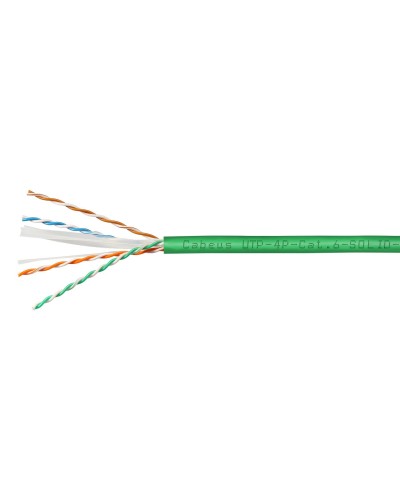 UTP-4P-Cat.6-SOLID-LSLTx-GN (11139c). Кабель «витая пара» (LAN) для структурированных систем связи. CABEUS в Тамбове