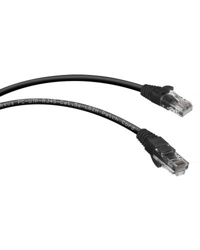 PC-UTP-RJ45-Cat.5e-2m-BK-LSZH (9539c), чёрный. Патч-корд медный. CABEUS в Тамбове