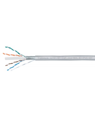 UTP-4P-Cat.6a-SOLID-PVC-GY (11373c). Кабель «витая пара» (LAN) для структурированных систем связи. CABEUS в Тамбове