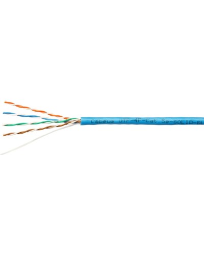UTP-4P-Cat.5e-SOLID-BL-100 (7248c-5). Кабель «витая пара» (LAN) для структурированных систем связи. CABEUS в Тамбове