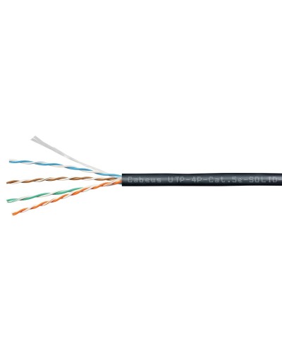 UTP-4P-Cat.6-SOLID-OUT-LSZH-UV-100 (9641c-5). Кабель «витая пара» (LAN) для структурированных систем связи. CABEUS в Тамбове