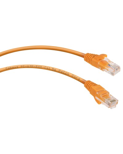 PC-UTP-RJ45-Cat.5e-2m-OR-LSZH (9523c), оранжевый. Патч-корд медный. CABEUS в Тамбове