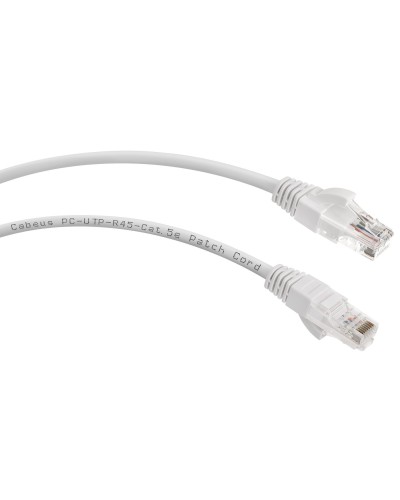 PC-UTP-RJ45-Cat.6-3m-LSZH (8880c), серый. Патч-корд медный. CABEUS в Тамбове