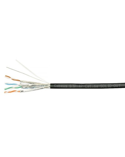 STP-4P-Cat.6a-SOLID-OUT-LSZH-UV (7198c). Кабель «витая пара» (LAN) для структурированных систем связи. CABEUS в Тамбове