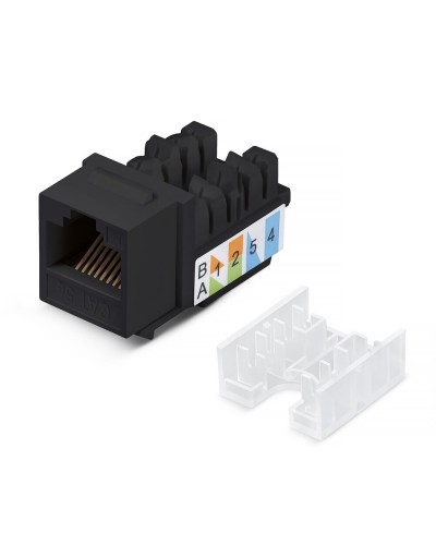 KJ-RJ45-Cat.5e-90-SW-BK (10101c): Вставка Keystone Jack RJ-47 в Тамбове