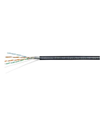 FTP-4P-Cat.5e-SOLID-OUT-LSZH-UV (7176c). Кабель «витая пара» (LAN) для структурированных систем связи. CABEUS в Тамбове