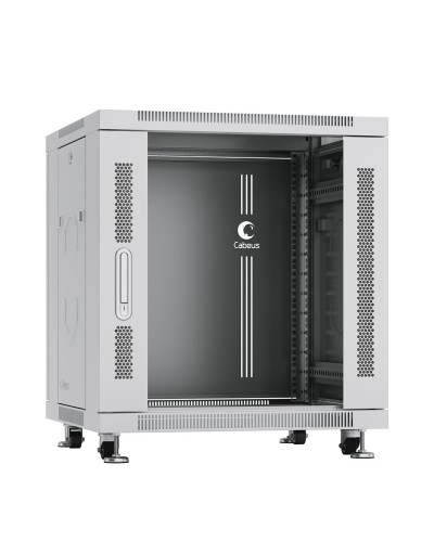 SH-05C-12U60/80 (7646c). Шкаф телекоммуникационный 19 напольный 12U. CABEUS в Тамбове