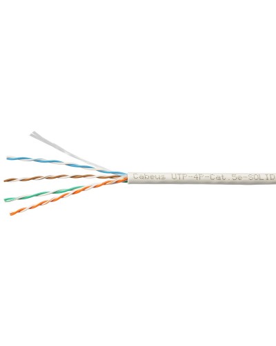 UTP-4P-Cat.5e-SOLID-LSZH-GY-LIGHT (9996c). Кабель «витая пара» (LAN) для структурированных систем связи. CABEUS в Тамбове