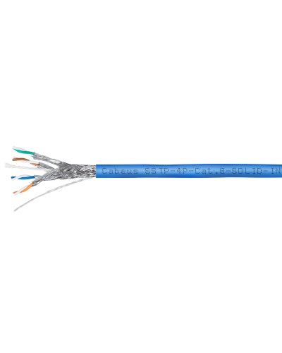 SSTP-4P-Cat.8-SOLID-IN-LSZH-BL (7750c). Кабель «витая пара» (LAN) для структурированных систем связи. CABEUS в Тамбове