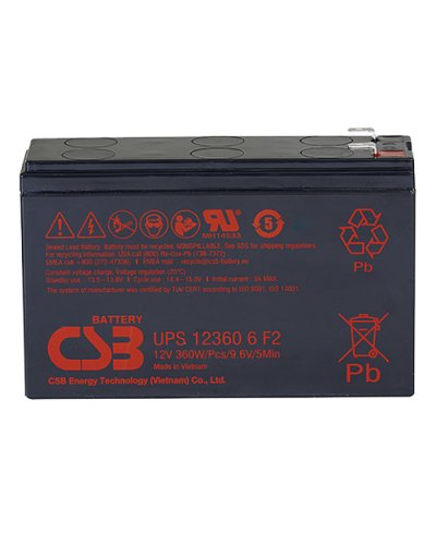 CSB UPS 123606. Аккумулятор герметичный свинцово-кислотный. CSB в Тамбове