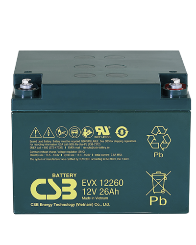 CSB EVX 12260. Аккумулятор герметичный свинцово-кислотный. CSB в Тамбове