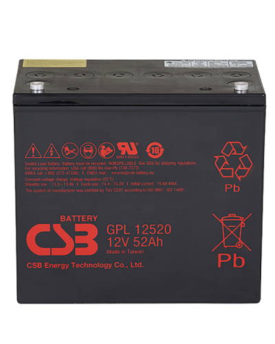 CSB GPL 12520. Аккумулятор герметичный свинцово-кислотный. CSB в Тамбове