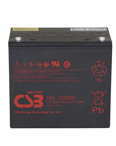 CSB HRL 12200W FR. Аккумулятор герметичный свинцово-кислотный. CSB в Тамбове