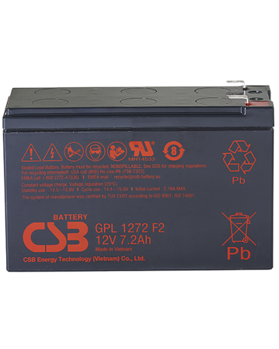 CSB GPL 1272 F2 FR. Аккумулятор герметичный свинцово-кислотный. CSB в Тамбове