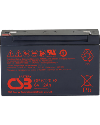 CSB GP 6120. Аккумулятор герметичный свинцово-кислотный. CSB в Тамбове