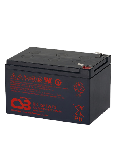 CSB HR 1251W. Аккумулятор герметичный свинцово-кислотный. CSB в Тамбове