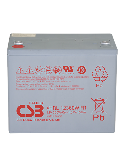 CSB XHRL 12360W FR. Аккумулятор герметичный свинцово-кислотный. CSB в Тамбове
