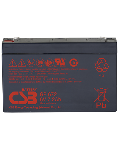 CSB GP 672. Аккумулятор герметичный свинцово-кислотный. CSB в Тамбове