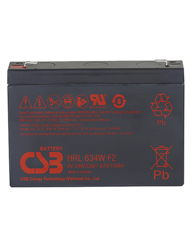 CSB HRL 634W FR. Аккумулятор герметичный свинцово-кислотный. CSB в Тамбове