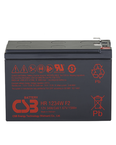 CSB HR 1234W. Аккумулятор герметичный свинцово-кислотный. CSB в Тамбове