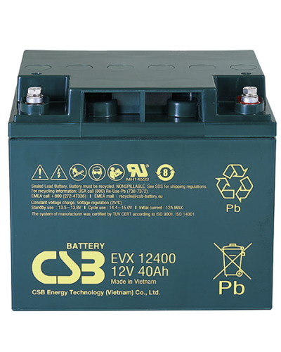 CSB EVX 12400. Аккумулятор герметичный свинцово-кислотный. CSB в Тамбове