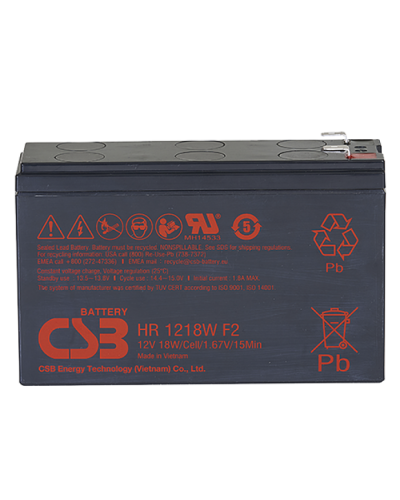 CSB HR 1218W. Аккумулятор герметичный свинцово-кислотный. CSB в Тамбове