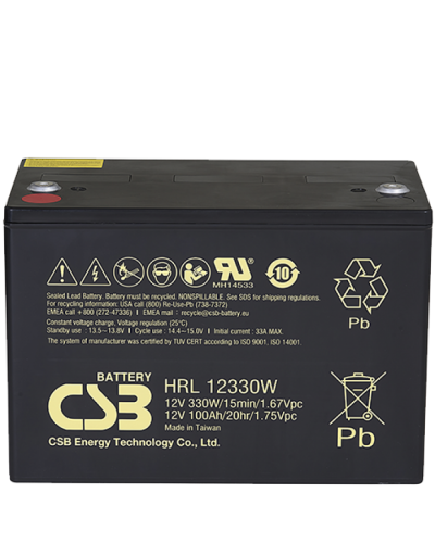 CSB HRL 12330W. Аккумулятор герметичный свинцово-кислотный. CSB в Тамбове