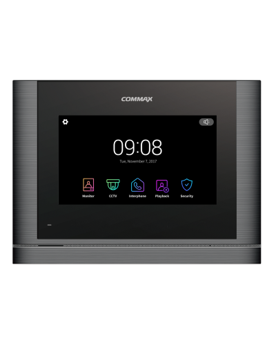 CDV-704MF/VZ (темное серебро) Black Smog. Монитор видеодомофона цветной. Commax в Тамбове