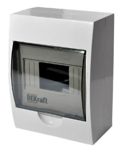 ЩРН-П-8 IP41 настенный (31010DEK). Щиток модульный с прозрачной дверцей. DEKraft в Тамбове