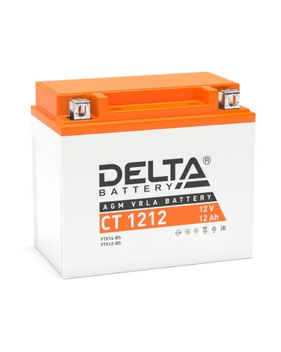 Delta CT 1212. Аккумулятор герметичный свинцово-кислотный стартерный. Delta в Тамбове