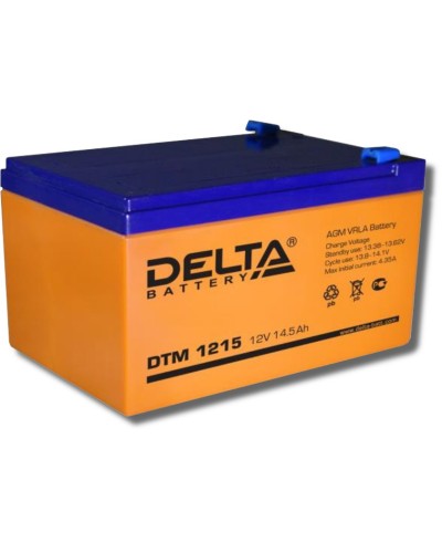 Delta DTM 1215. Аккумулятор герметичный свинцово-кислотный. Delta в Тамбове