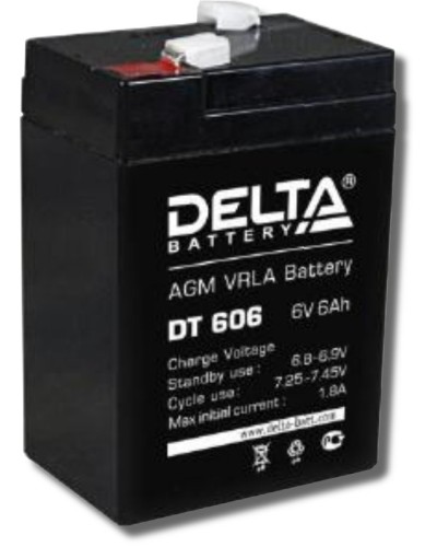 Delta DT 606. Аккумулятор герметичный свинцово-кислотный. Delta в Тамбове