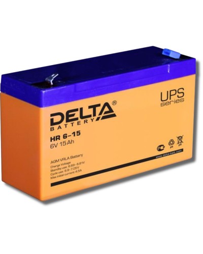 Delta HR 6-15. Аккумулятор герметичный свинцово-кислотный. Delta в Тамбове