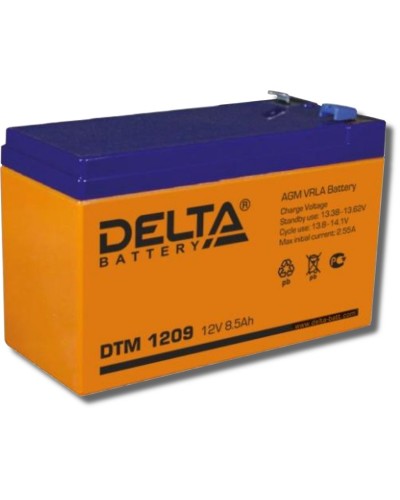 Delta DTM 1209. Аккумулятор герметичный свинцово-кислотный. Delta в Тамбове