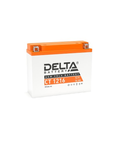 Delta CT 1216. Аккумулятор герметичный свинцово-кислотный стартерный. Delta в Тамбове