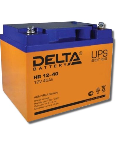 Delta HR 12-40. Аккумулятор герметичный свинцово-кислотный. Delta в Тамбове